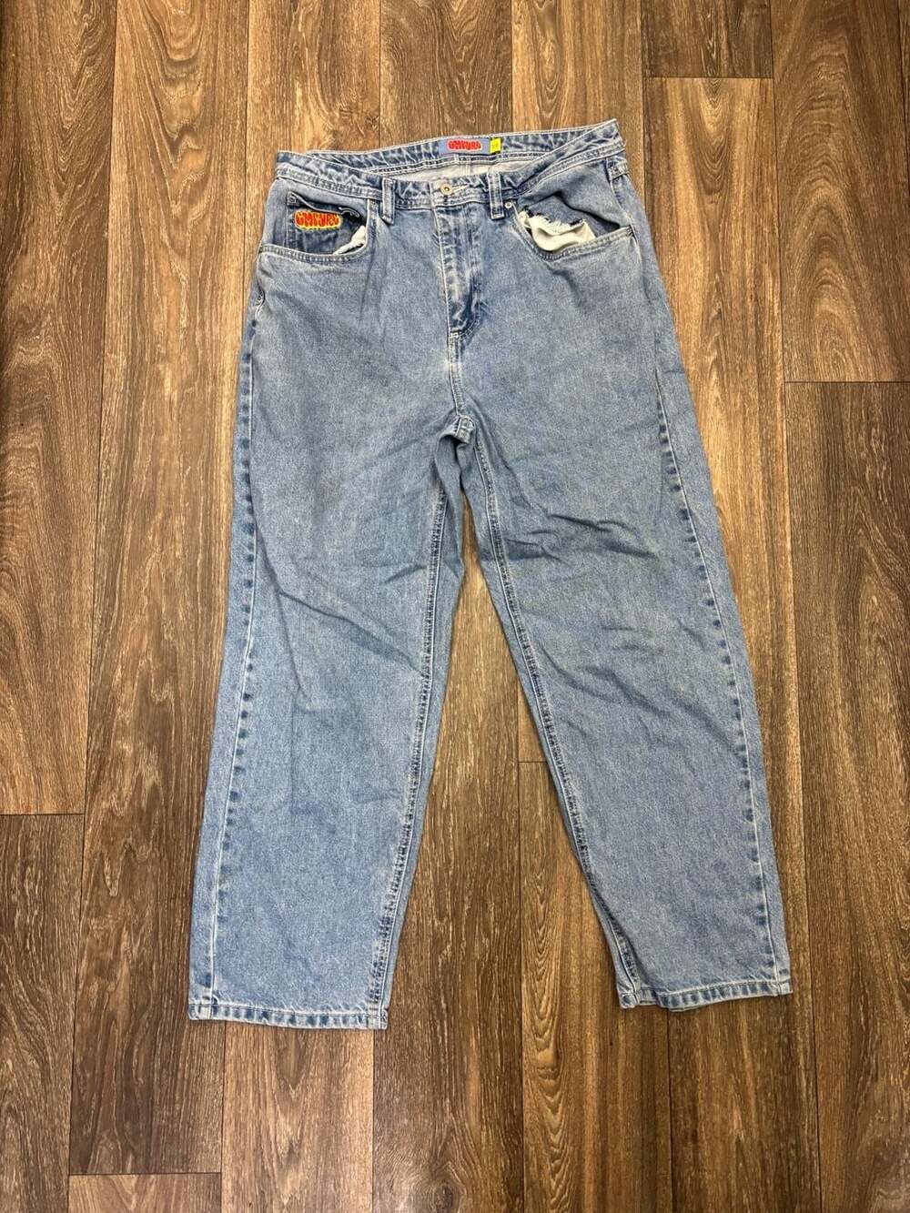 Empyre Loose Fit Jeans Size 34 Light Wash Skate Denim Pants
